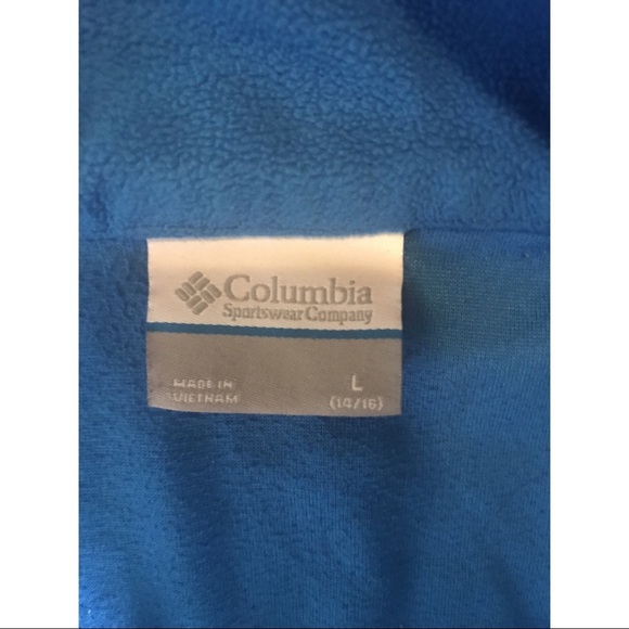 Kids’ Columbia quarter-zip pullover fleece sweater - size L (14/16) - Picture 4 of 4